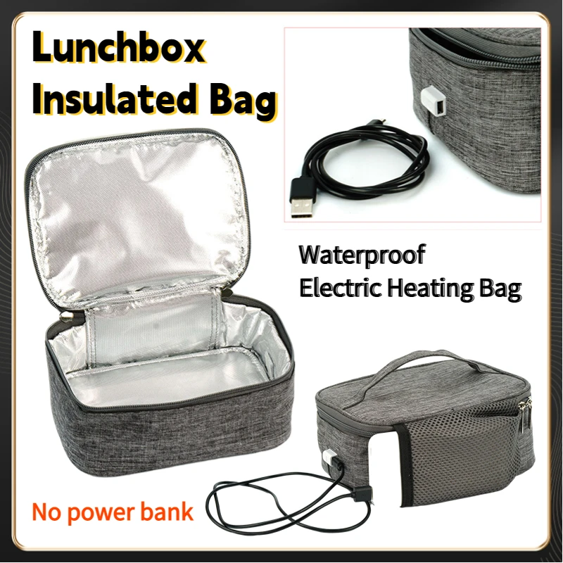 Camping Cooking Accessories - Tas makan siang insulasi pemanas listrik