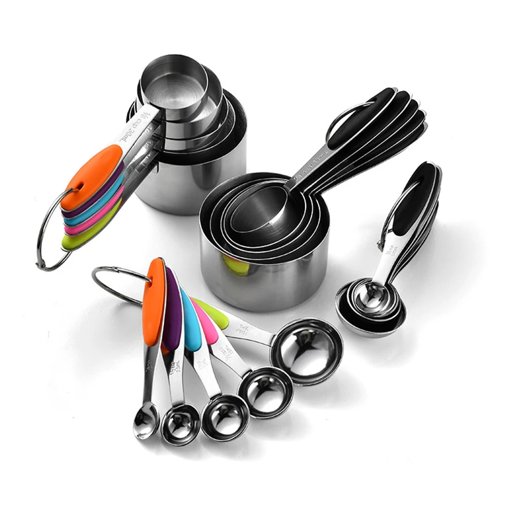Camping Cooking Tool Set - 5/10 Buah Gelas Ukur dan Sendok
