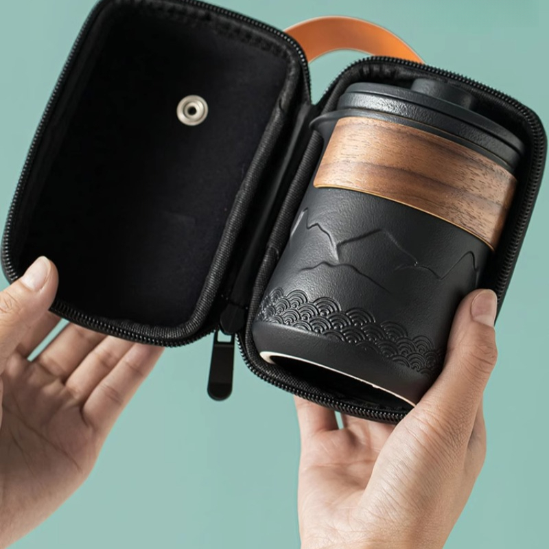 Camping Cooking Accessories - Set Teh Perjalanan Portabel Satu Pot