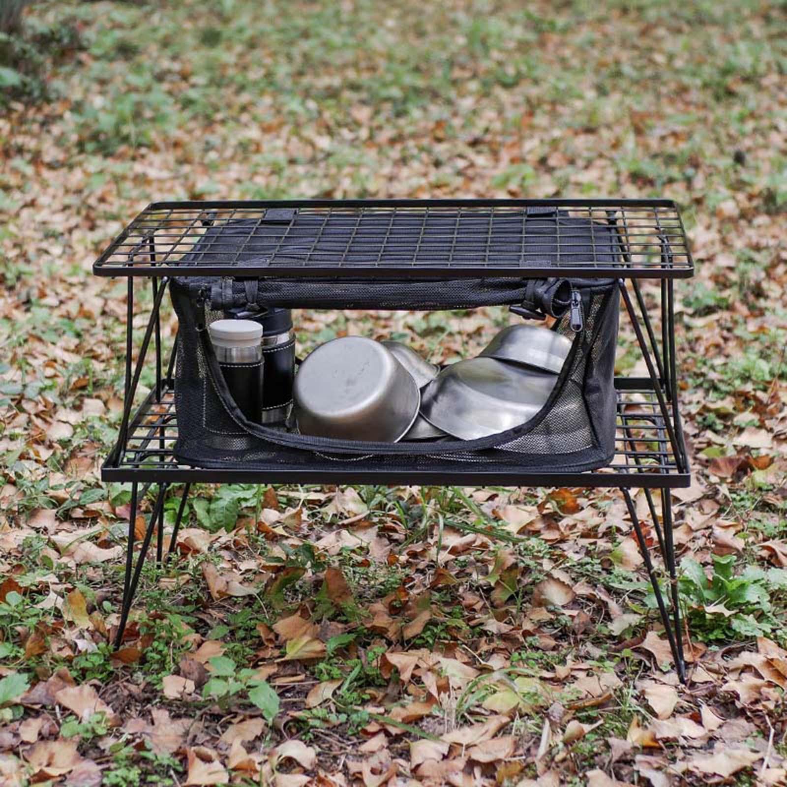 Camping Cooking Box - Tas Penyimpanan Peralatan Makan Tas Penyimpanan