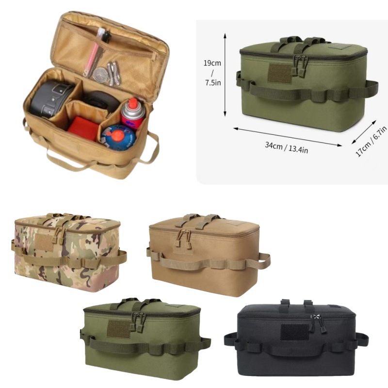 Camping Cooking Box - Kantong Luar Ruangan Tas Penyimpanan Berkemah