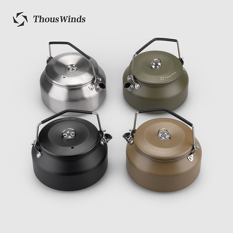 Camping Cooking Kitchen - Thous Wind ketel berkemah luar ruangan,