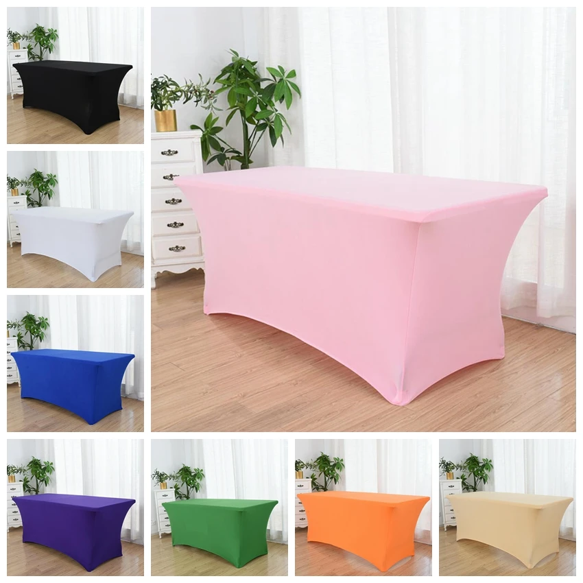Camping Cooking Table Foldable - Dekorasi Pernikahan Kain Spandex Penutup Meja