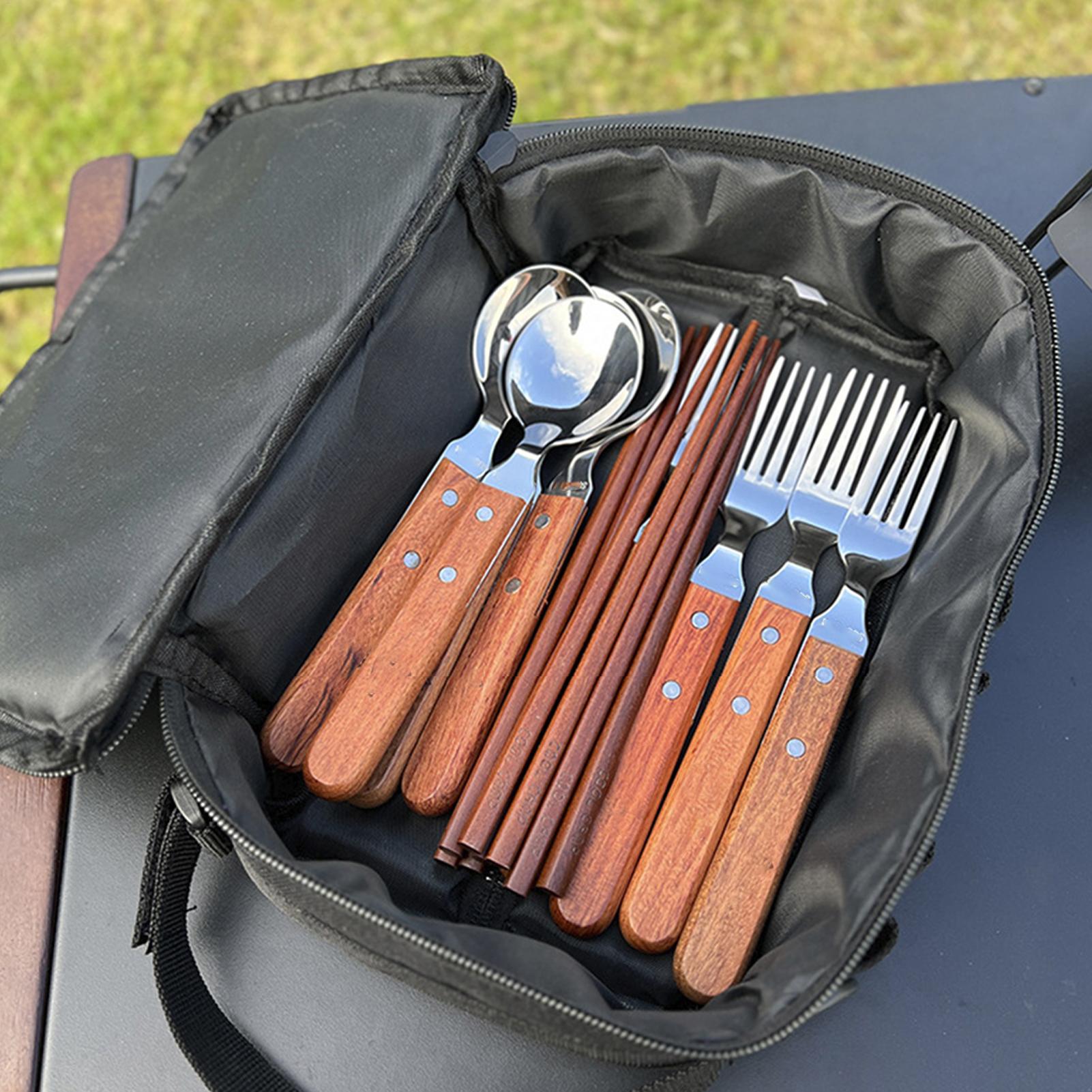 Camping Cooking Caddy - Organizer Peralatan Masak Berkemah Organizer Peralatan