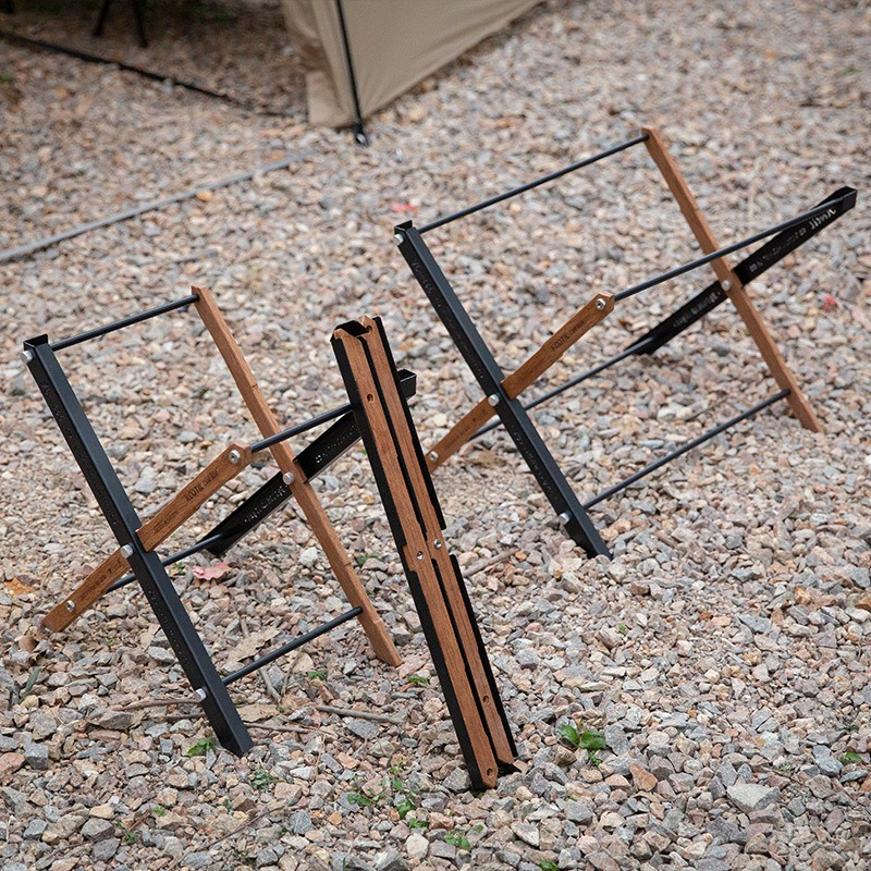 Camping Cooking Table With Storage - Keranjang Meja Lipat Portabel untuk Berkemah,