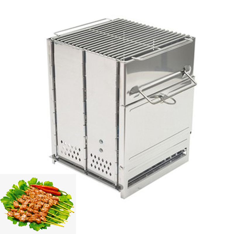 Camping Cooking Portable - Kompor Kayu Peralatan Berkemah Luar Ruangan