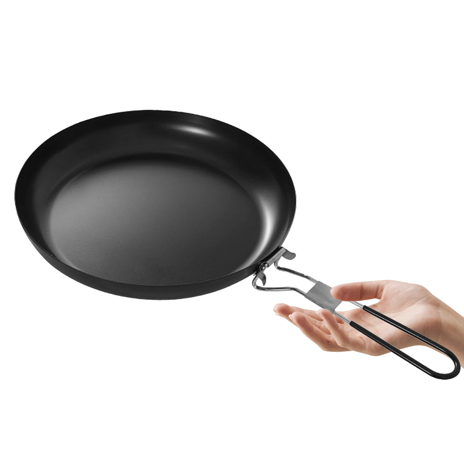Camping Cooking Portable - Wajan Penggorengan Anti Lengket 9 Inci