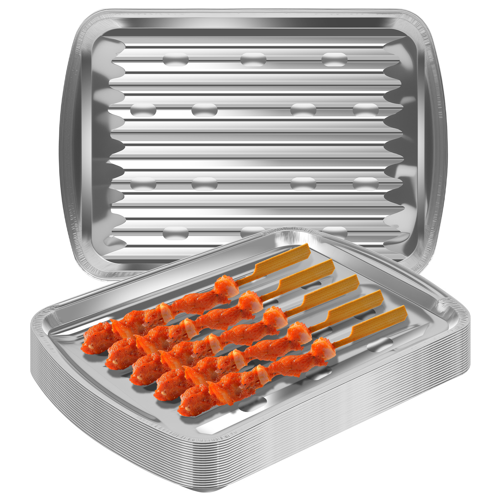Camping Cooking Kitchen - Nampan Aluminium Foil Loyang Anti Lengket