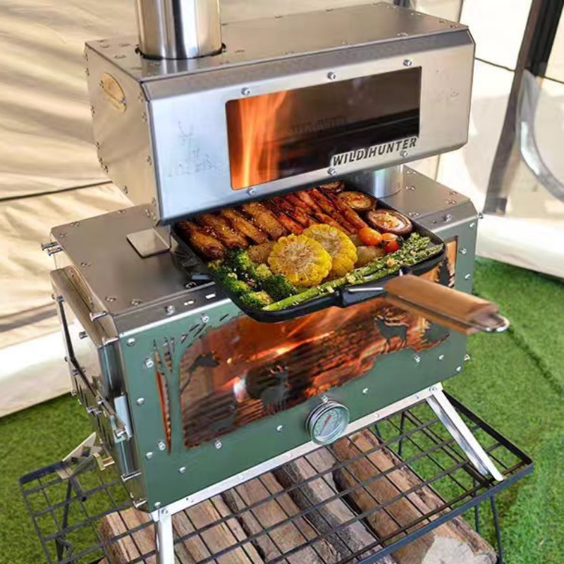 Camping Cooking Area - Kompor Kayu Bakar untuk Berkemah dengan
