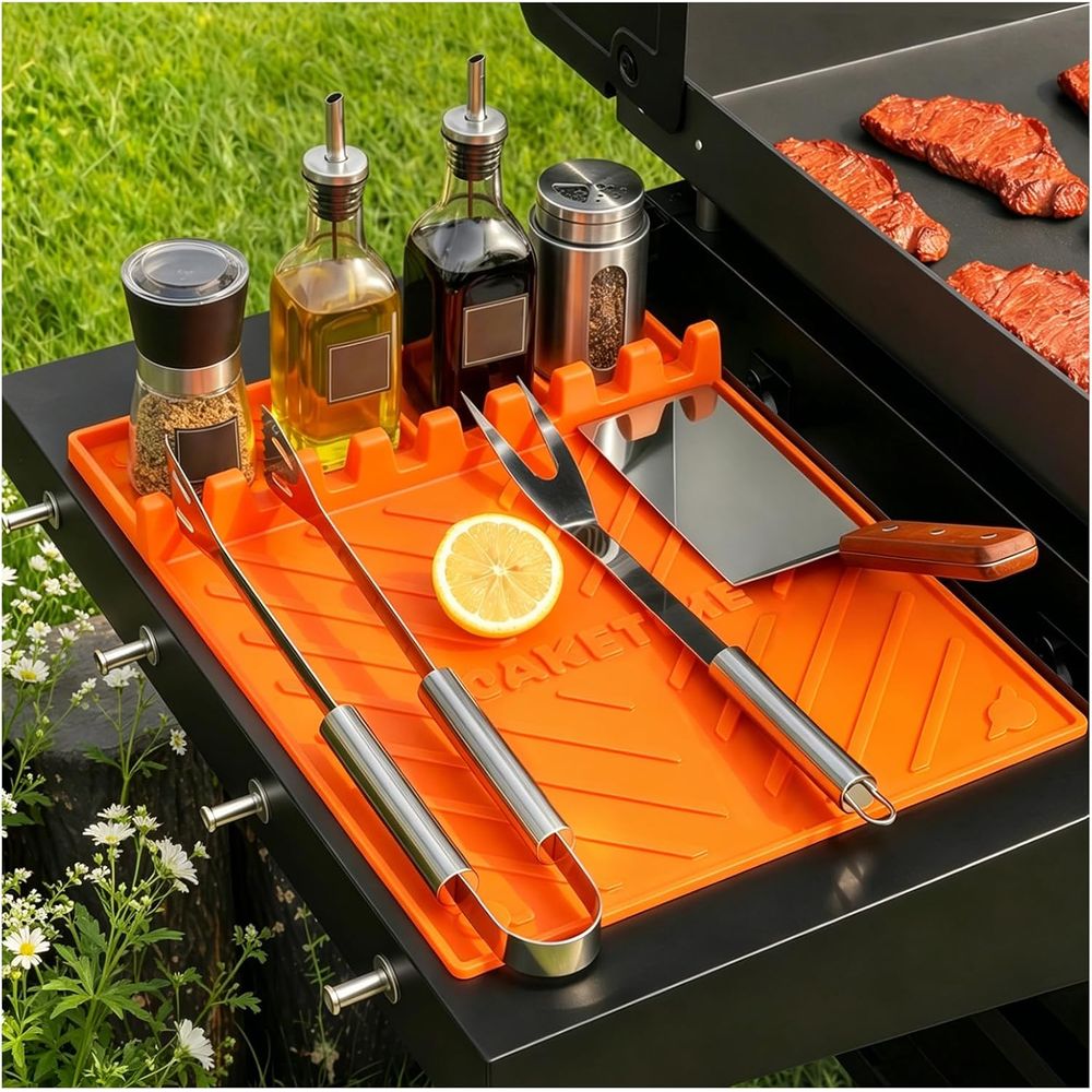 Camping Cooking Kitchen - Alas Panggangan Silikon atau Aksesoris Griddle,