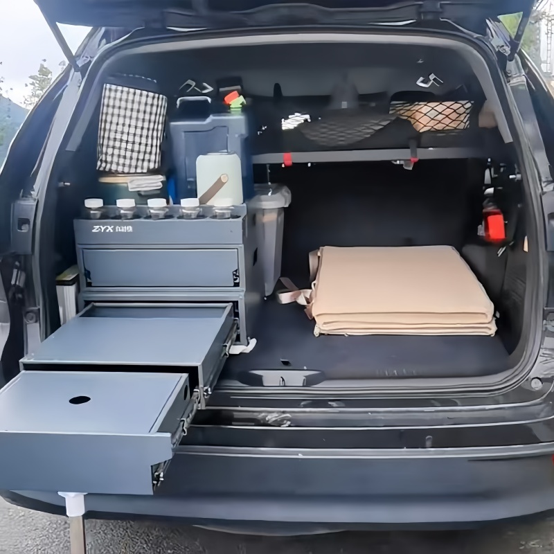 Camping Cooking Box - Kotak Penyimpanan Dapur Camping Overland, Kotak