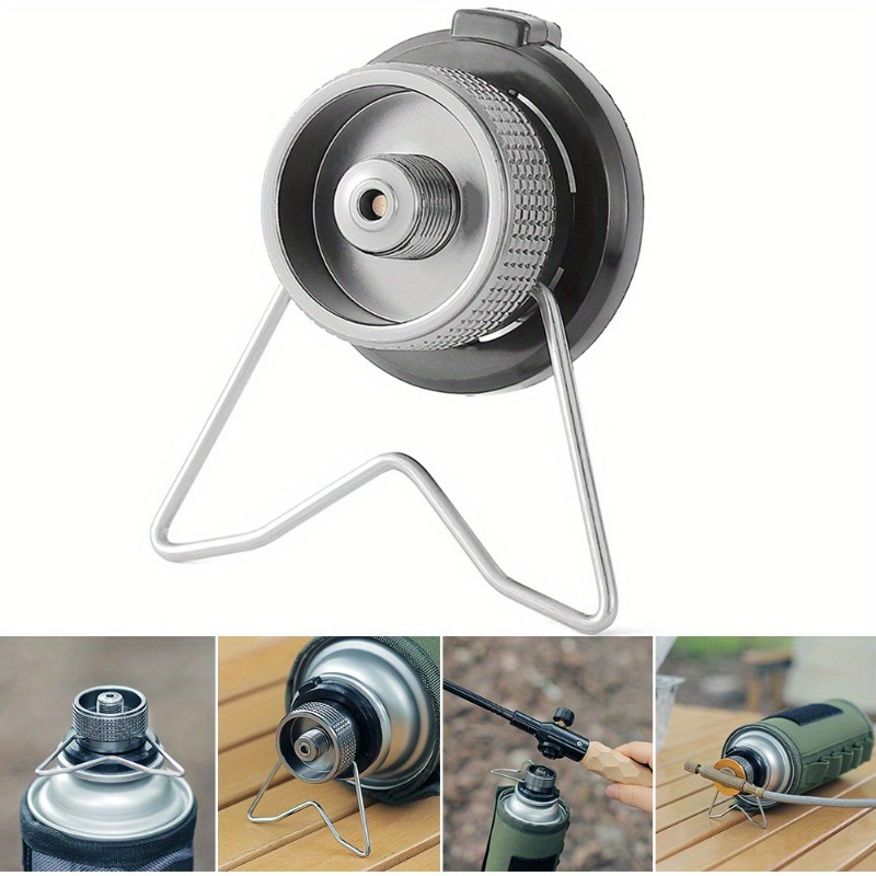 Camping Cooking Gas Stove Portable Tool - 1 Buah/2 Buah Adaptor Kompor Gas