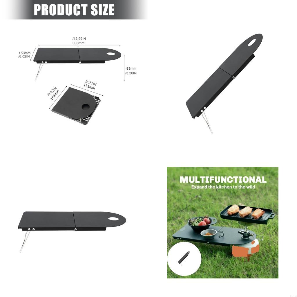 Camping Cooking Table Foldable - Meja Lipat Serbaguna Meja Logam Luar