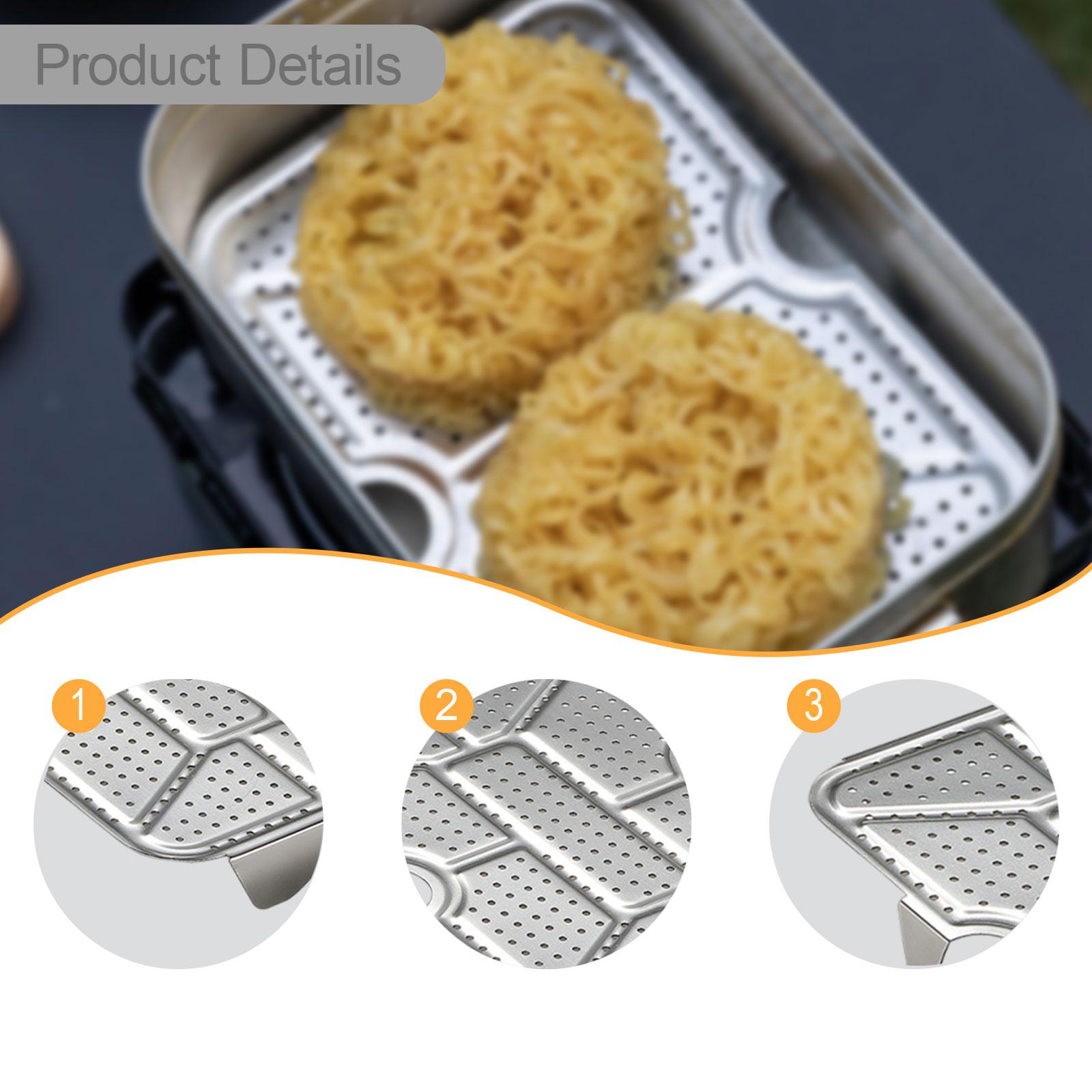 Camping Cooking Box - Rak Pengukus Baja Tahan Karat untuk