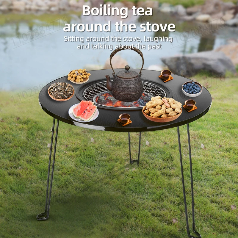 Meja Barbekyu Lipat Portabel A - Camping Cooking Table Foldable ulasan dan harga