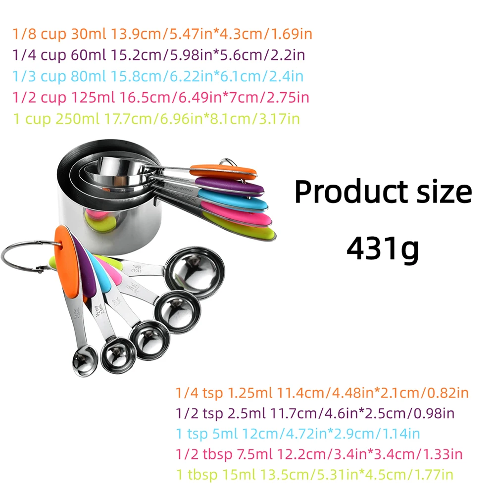 5/10 Buah Gelas Ukur dan Sendo - Camping Cooking Tool Set ulasan dan harga
