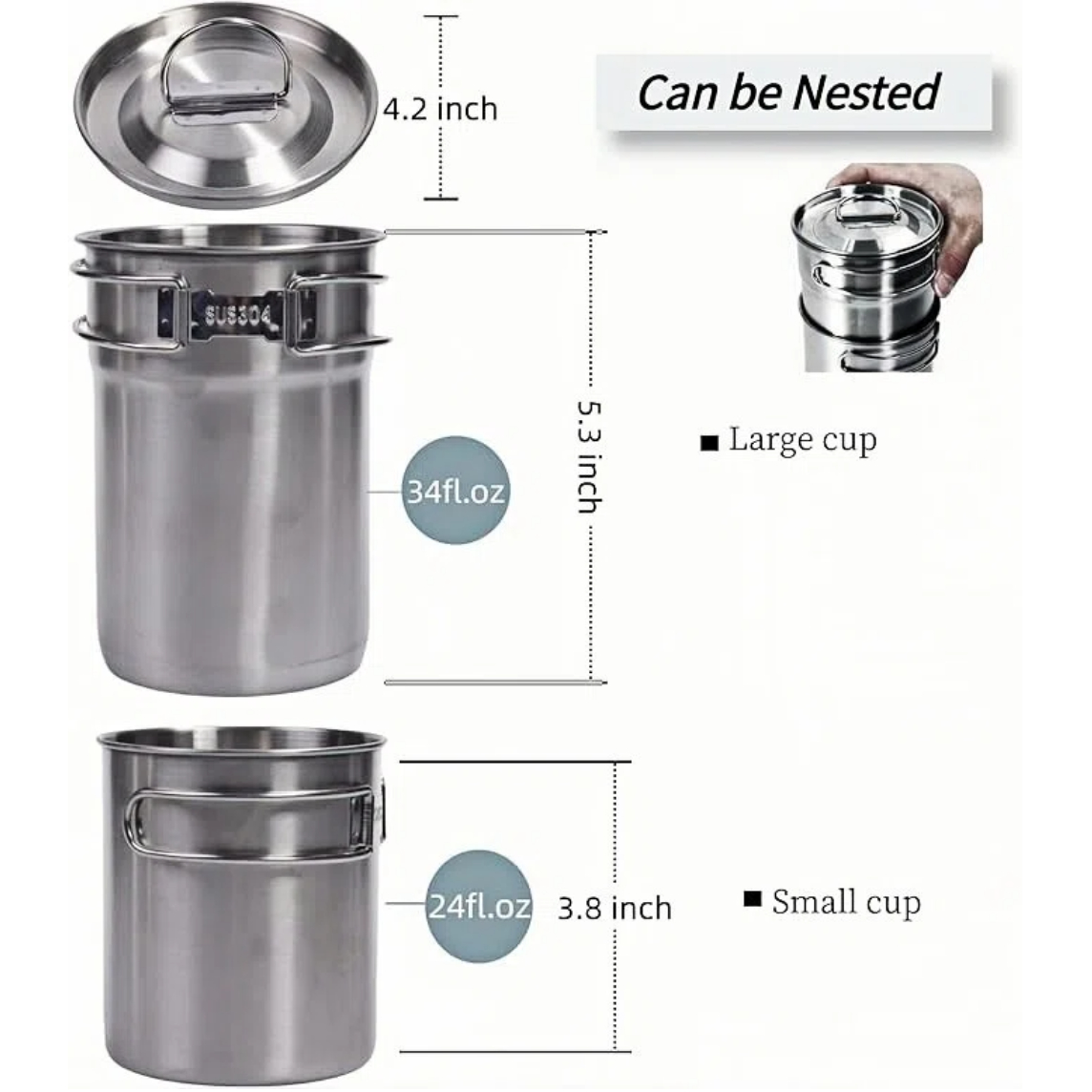 Cangkir Lipat untuk Berkemah,  - Camping Cooking Tool Set ulasan dan harga