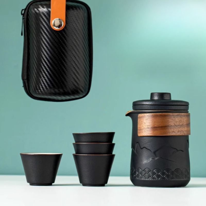Set Teh Perjalanan Portabel Sa - Camping Cooking Accessories ulasan dan harga