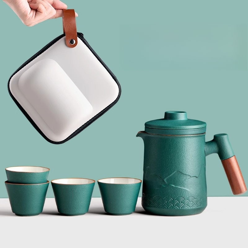 Set Teh Perjalanan Portabel Sa - Camping Cooking Accessories ulasan dan harga