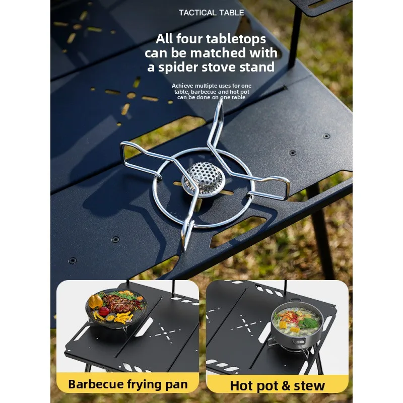 Meja lipat dari bahan aluminiu - Camping Cooking Table Foldable ulasan dan harga