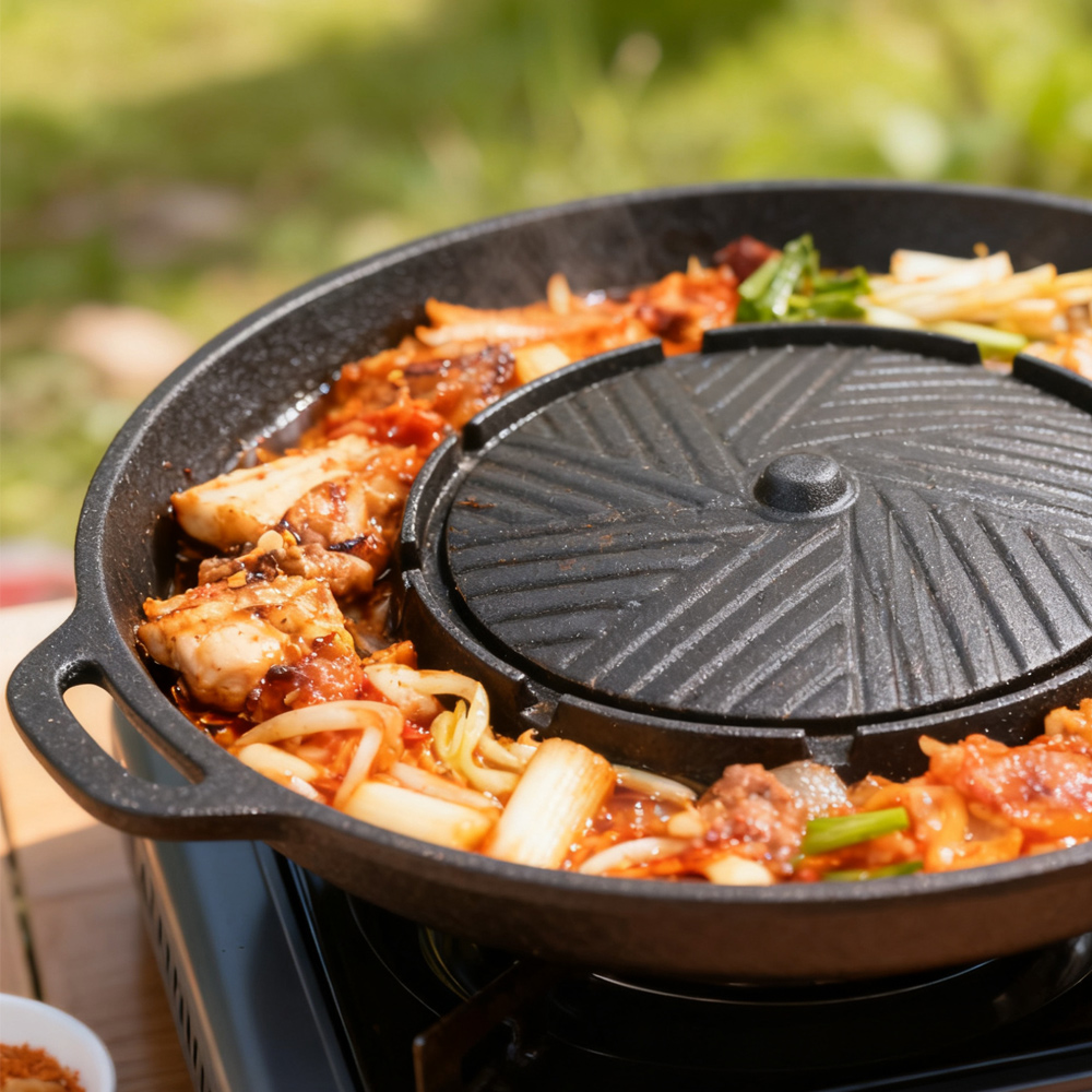 Wajan Panggang BBQ Korea KOSUN - Camping Cooking Portable ulasan dan harga