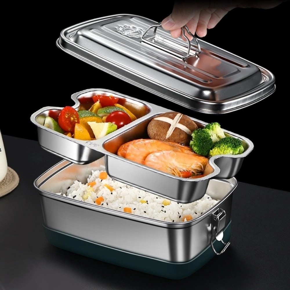 Kotak Makan Stainless Steel Du - Camping Cooking Box ulasan dan harga