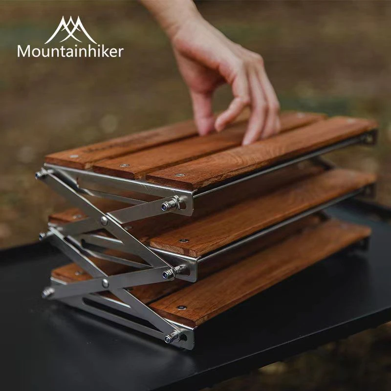 MOUNTAINHIKER Upgrade Rak Camp - Camping Cooking Table Foldable ulasan dan harga