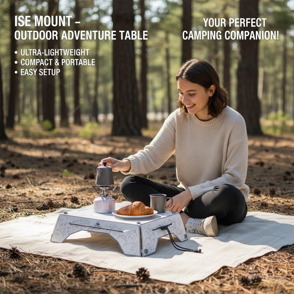 Meja Lipat Portabel Multifungs - Camping Cooking Table With Storage ulasan dan harga