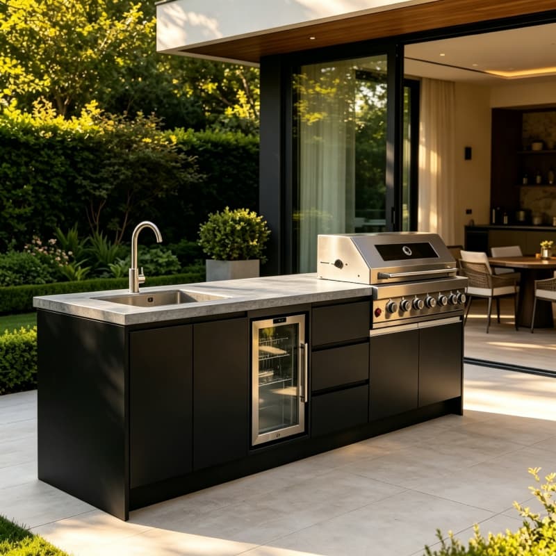 Meja Lipat Dapur Luar Ruangan  - Camping Cooking Table With Storage ulasan dan harga
