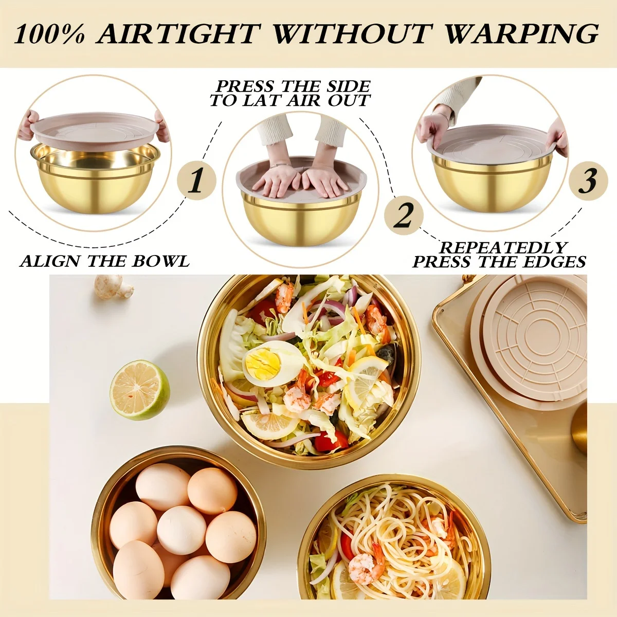 Set mangkuk pencampur baja tah - Camping Cooking Tool Set ulasan dan harga
