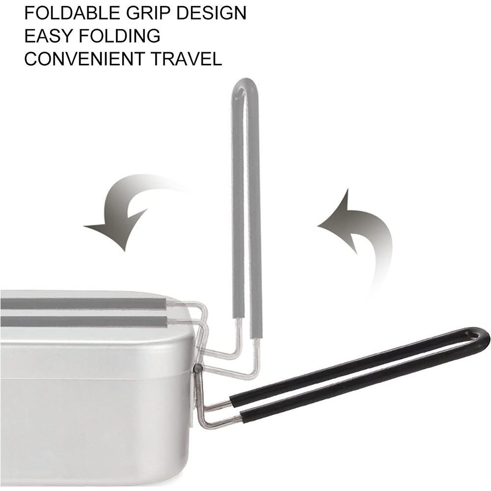 Kotak makan siang aluminium 80 - Camping Cooking Tool Set ulasan dan harga