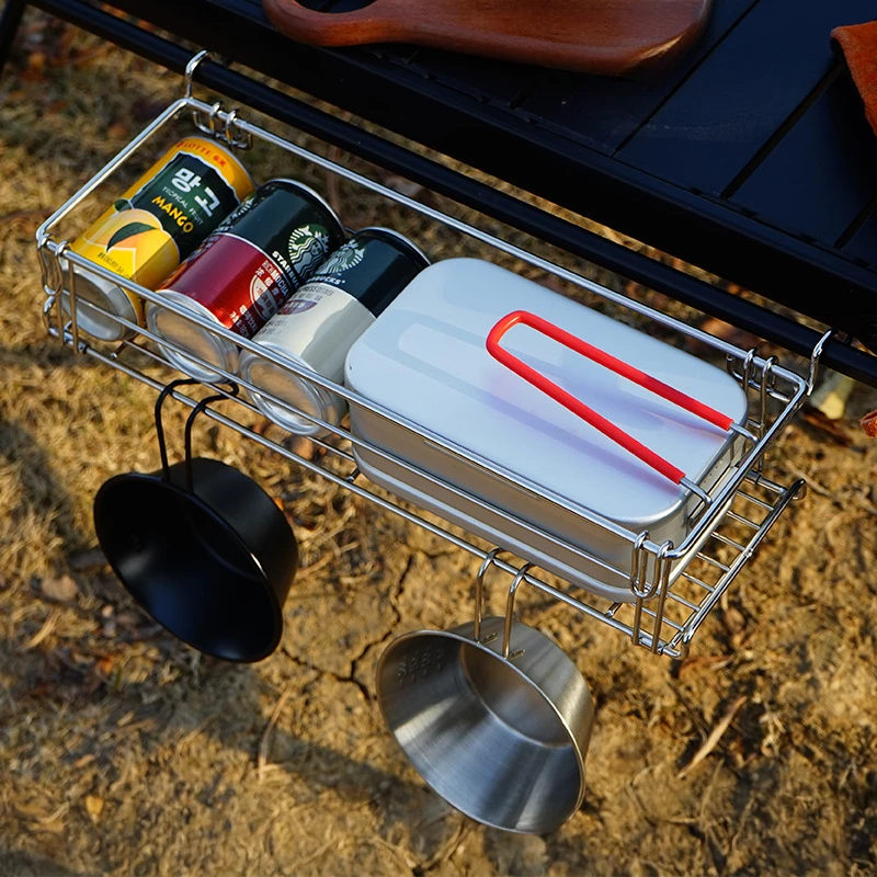 Rak Penyimpanan Samping Meja I - Camping Cooking Table With Storage ulasan dan harga