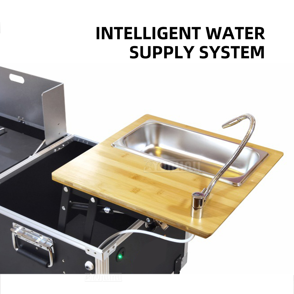 Dapur portabel luar ruangan Ko - Camping Cooking Table With Storage ulasan dan harga