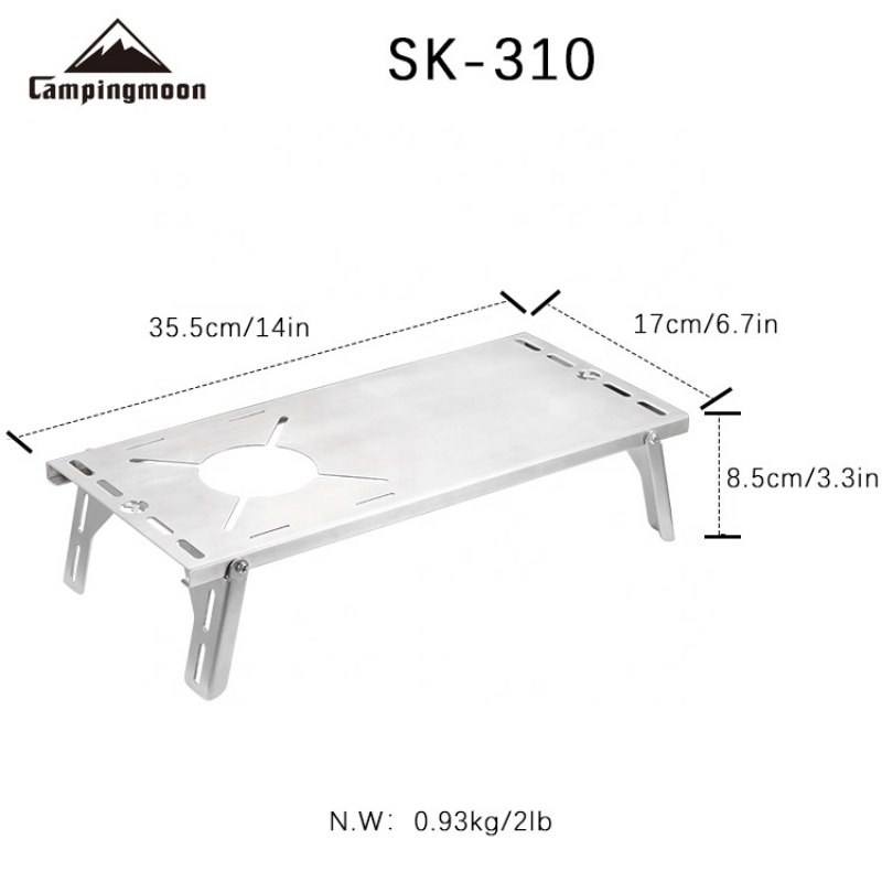 CAMPINGMOON SK-310 Meja Pangga - Camping Cooking Table With Storage ulasan dan harga