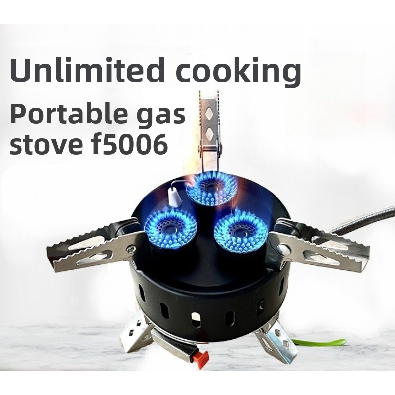 Kompor Gas Butana Portabel 3 T - Camping Cooking Gas Stove Portable Tool ulasan dan harga