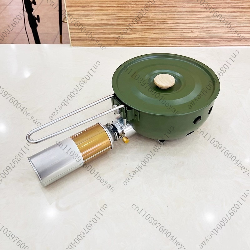 Kompor Gas Camping dengan Panc - Camping Cooking Gas Stove Portable Tool ulasan dan harga