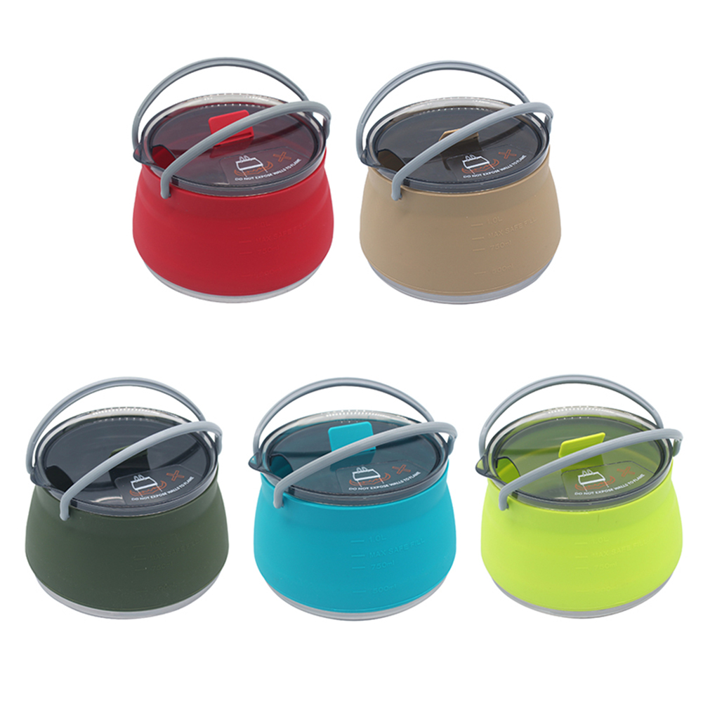 Ketel Silikon Luar Ruangan 1L  - Camping Cooking Options ulasan dan harga