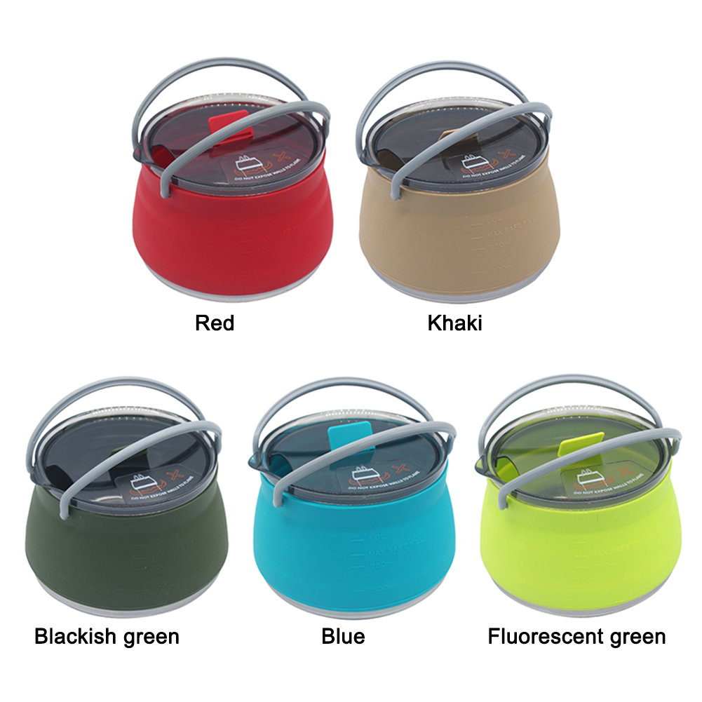Ketel Silikon Luar Ruangan 1L  - Camping Cooking Options ulasan dan harga