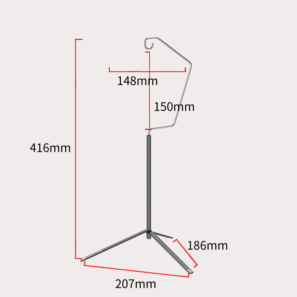 Rak Lampu Lentera yang Dapat D - Camping Cooking Tripod ulasan dan harga