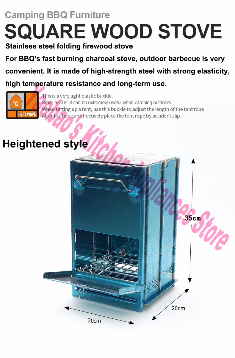 Kompor Kayu Peralatan Berkemah - Camping Cooking Portable ulasan dan harga