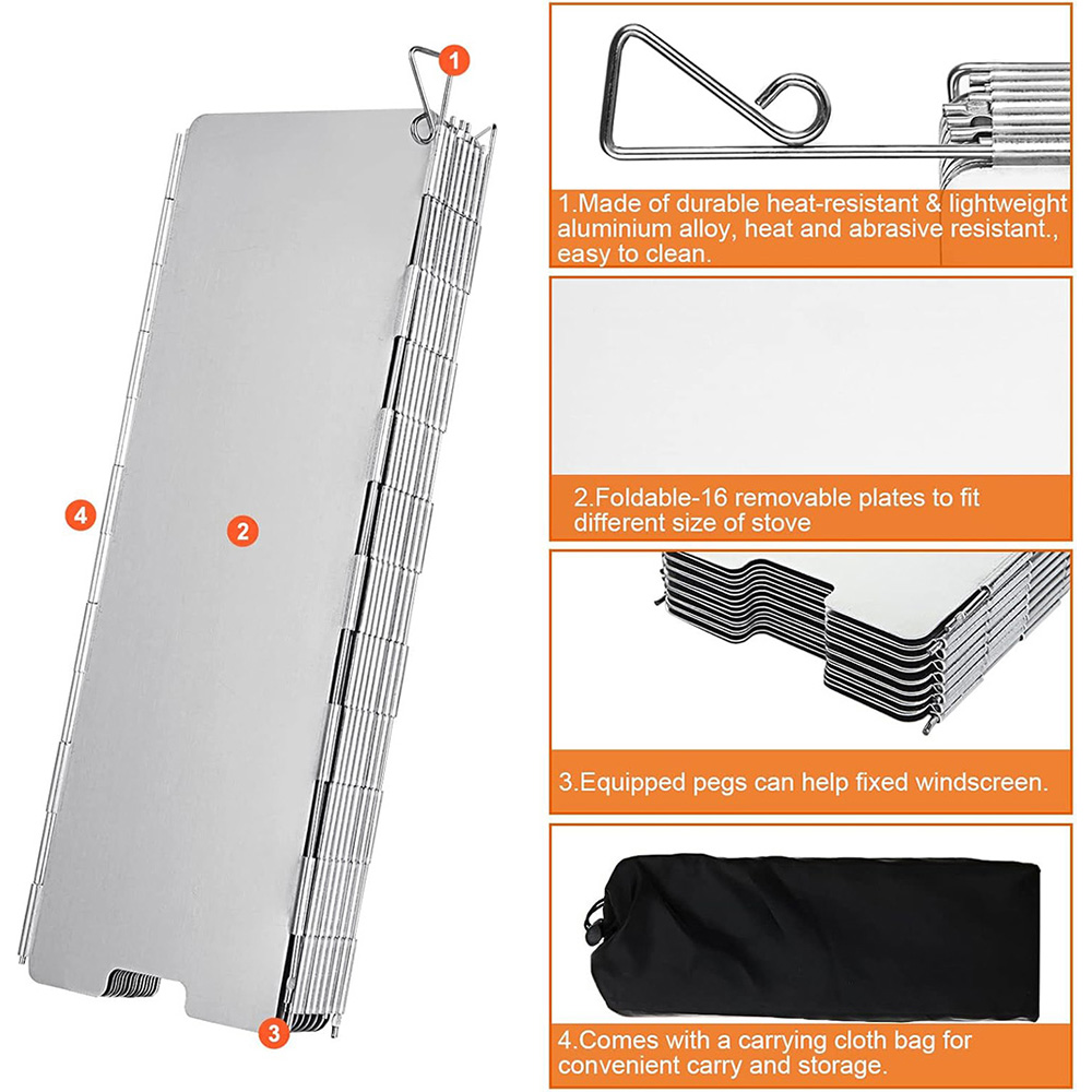 Pelindung Angin Kompor Lipat R - Camping Cooking Tripod ulasan dan harga