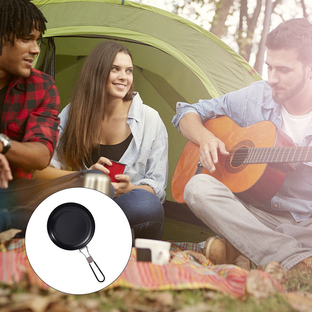 Wajan Penggorengan Anti Lengke - Camping Cooking Portable ulasan dan harga