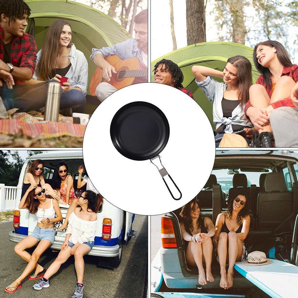 Wajan Penggorengan Anti Lengke - Camping Cooking Portable ulasan dan harga