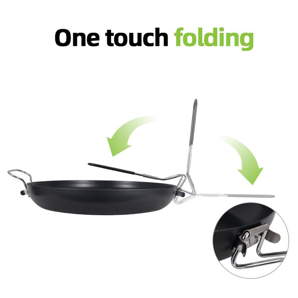 Wajan Penggorengan Anti Lengke - Camping Cooking Portable ulasan dan harga