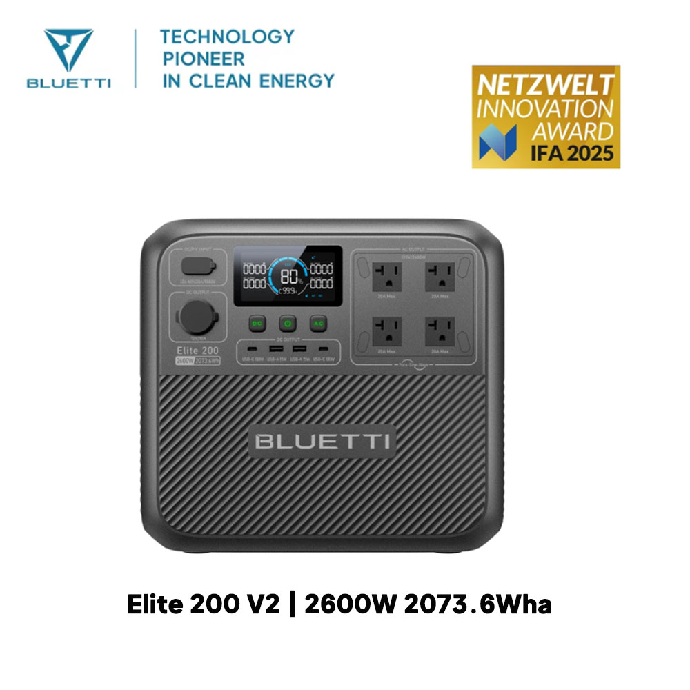 【Renew】BLUETTI Elite 200 V2 St - Camping Cooking Box ulasan dan harga