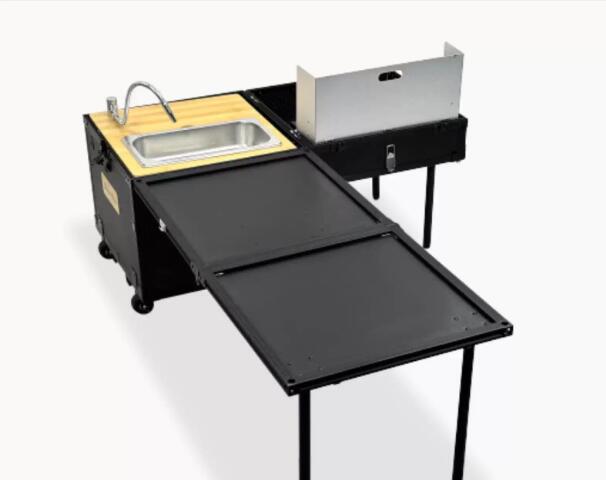 Dapur portabel luar ruangan Ko - Camping Cooking Table With Storage ulasan dan harga