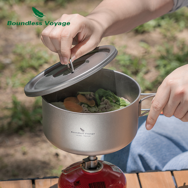 Ketel Kemah bahan Titanium tan - Camping Cooking Kitchen ulasan dan harga