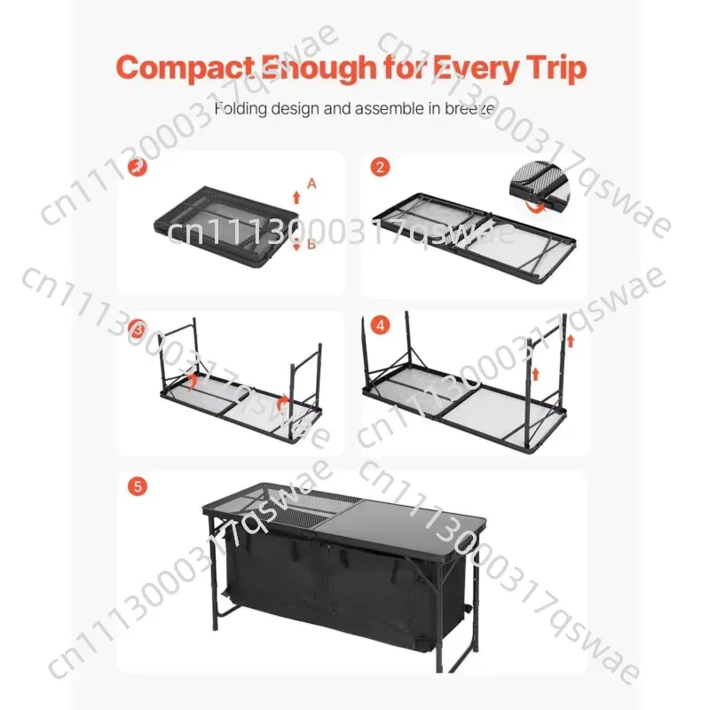 Meja Makan Dapur Camping denga - Camping Cooking Options ulasan dan harga