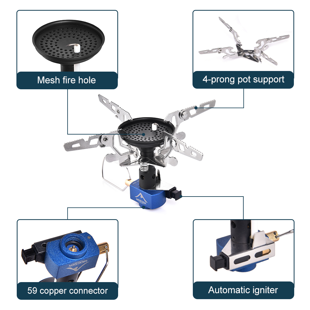Kompor Gas Outdoor 3300W denga - Camping Cooking Kitchen ulasan dan harga