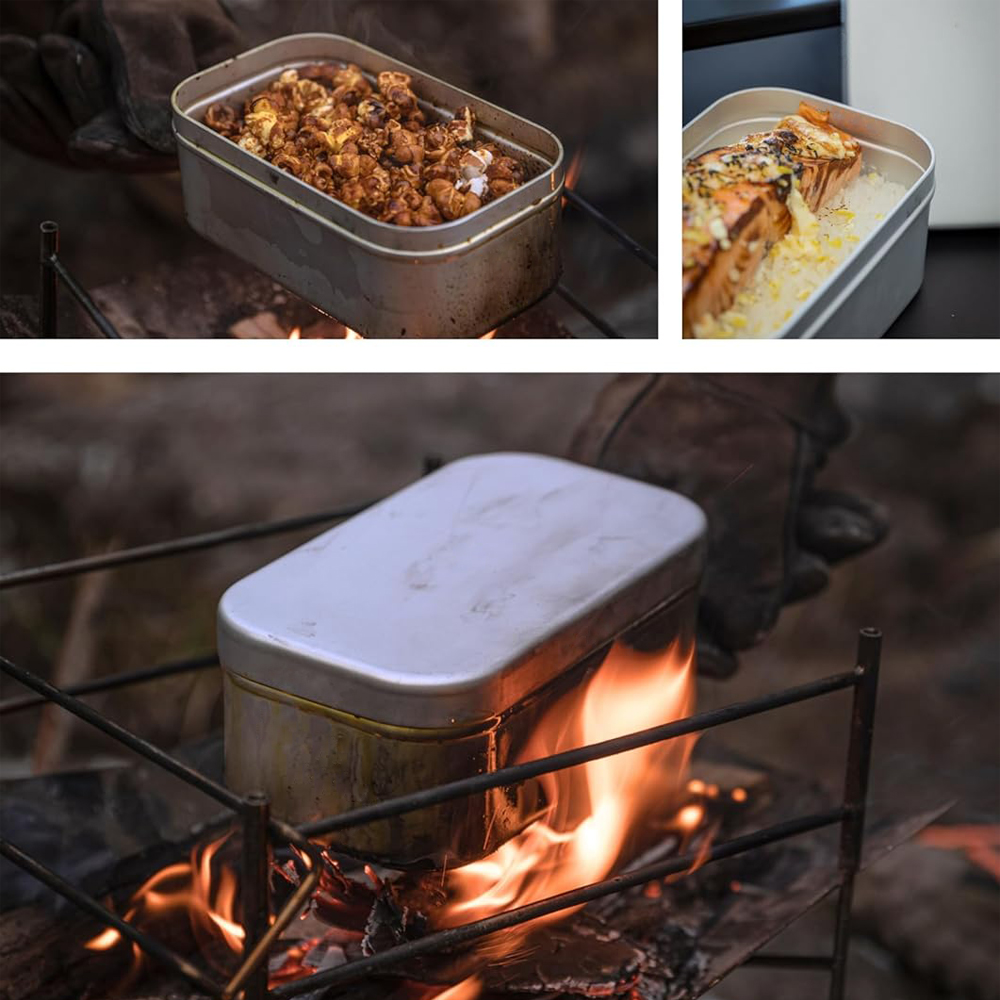Pegangan Kotak Bento Lipat, Wa - Camping Cooking Box ulasan dan harga